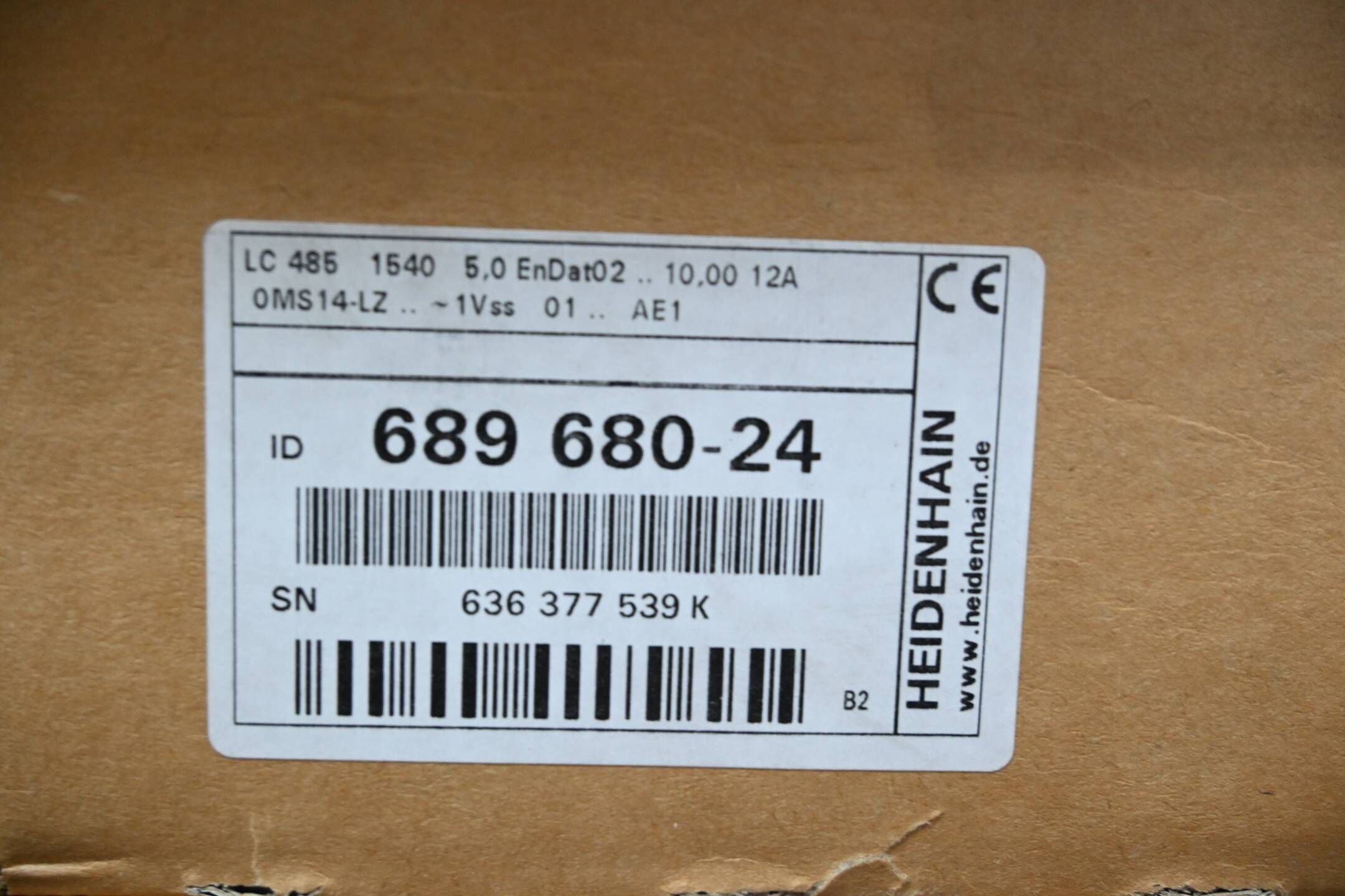 Heidenhain Absolutes gekapseltes Längenmessgerät LC485 ( 689680-24 ) Ver. B2