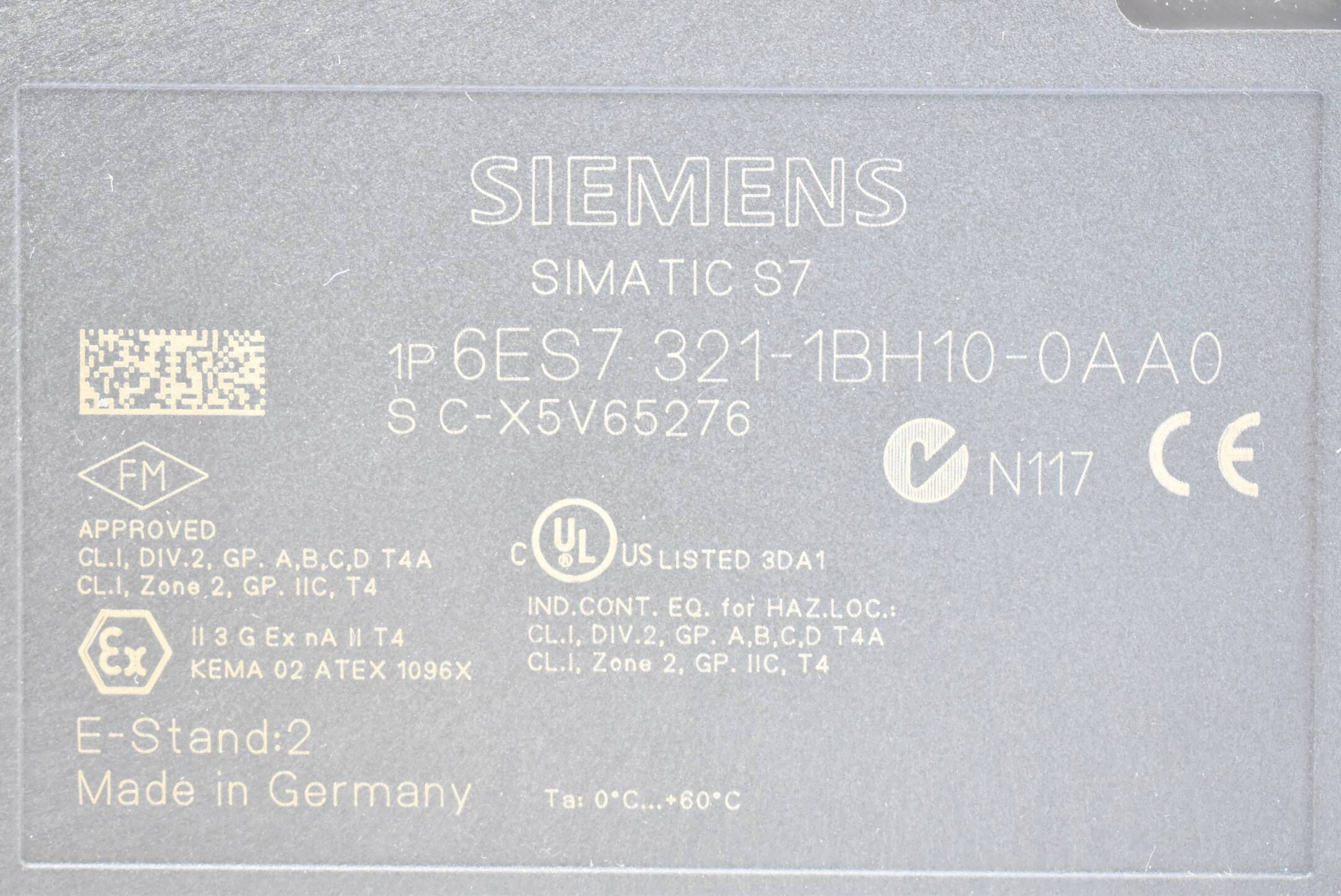 Siemens Simatic S7-300 digital 6ES7321-1BH10-0AA0 ( 6ES7 321-1BH10-0AA0 )