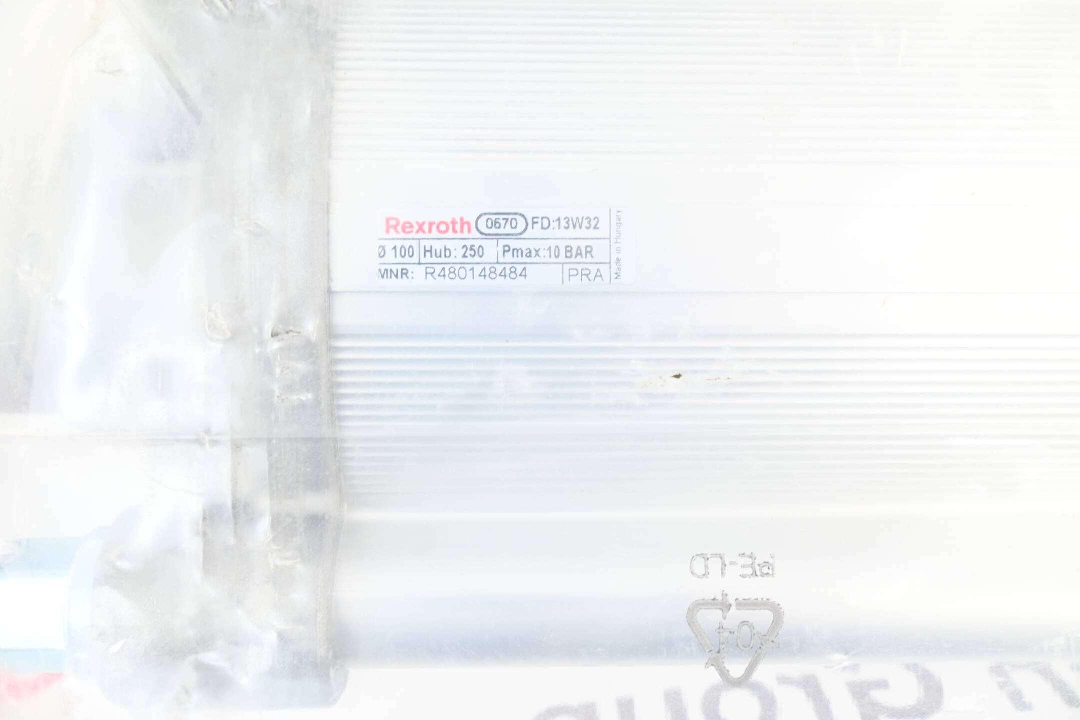 Rexroth Standardzylinder Ø 100 Hub 250 ( R480148484 )