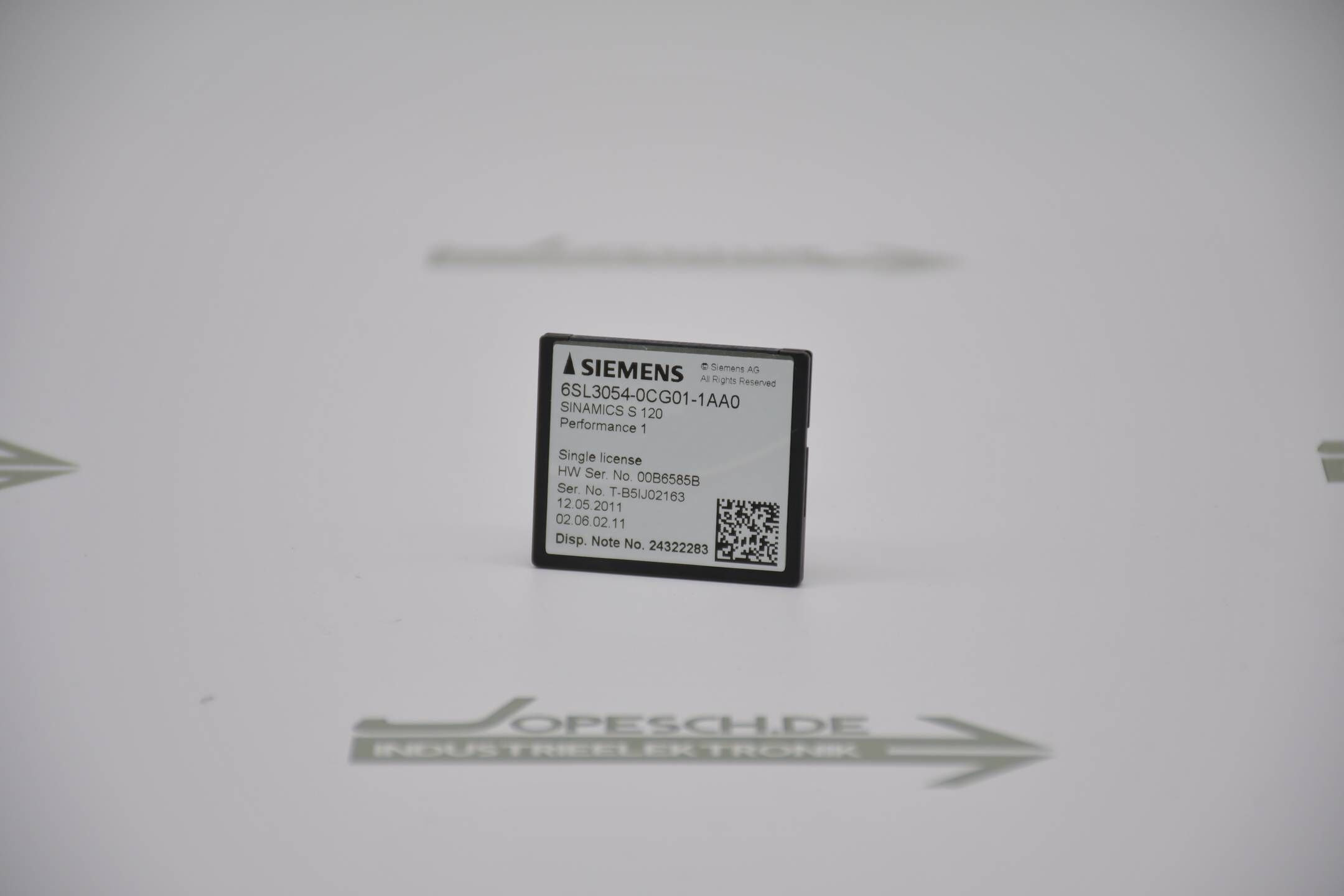 Siemens sinamics S120 CompactFlash 6SL3054-0CG01-1AA0 ( 6SL3 054-0CG01-1AA0 )