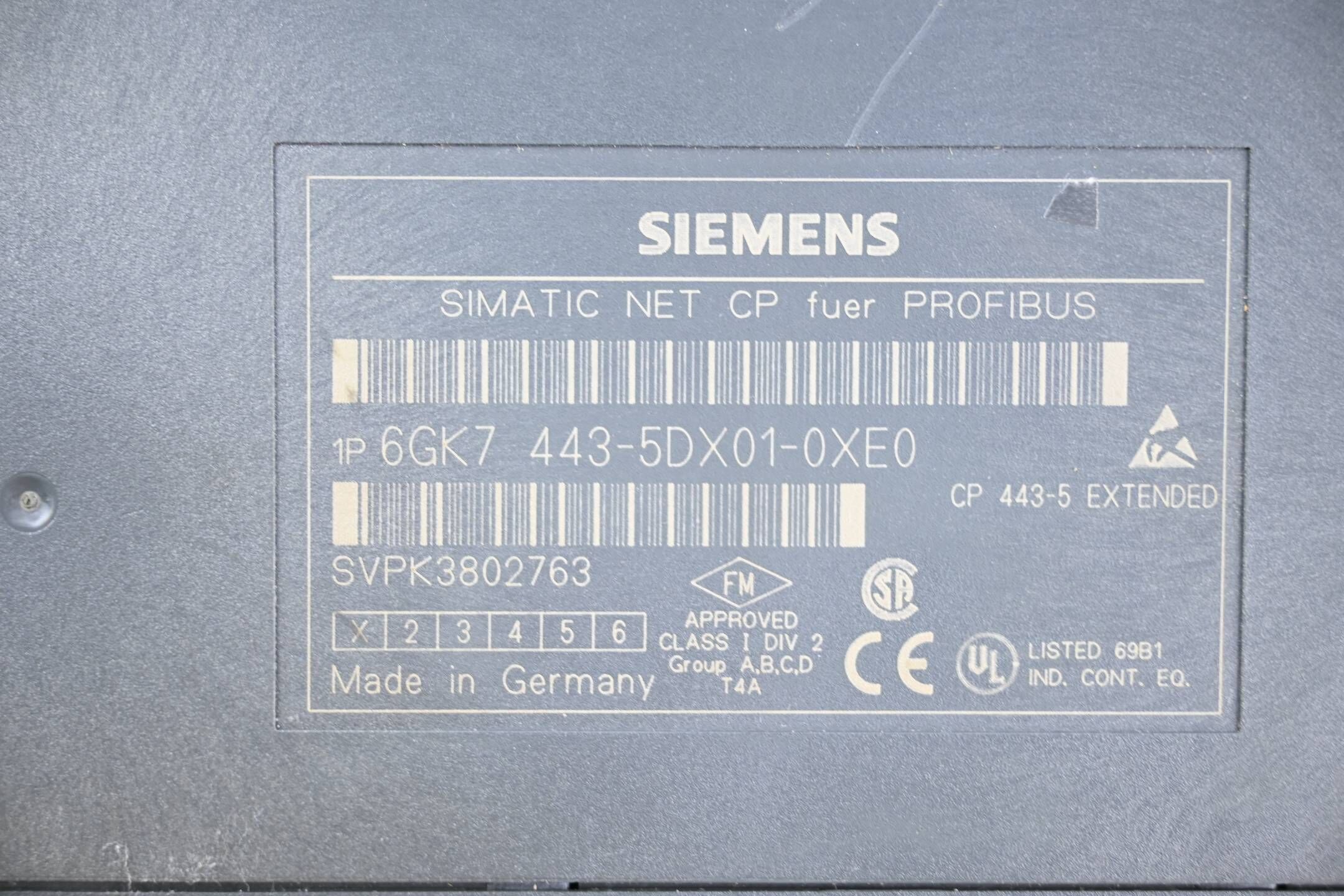 Siemens Simatic NET CP 443-5 6GK7443-5DX01-0XE0 ( 6GK7 443-5DX01-0XE0 )