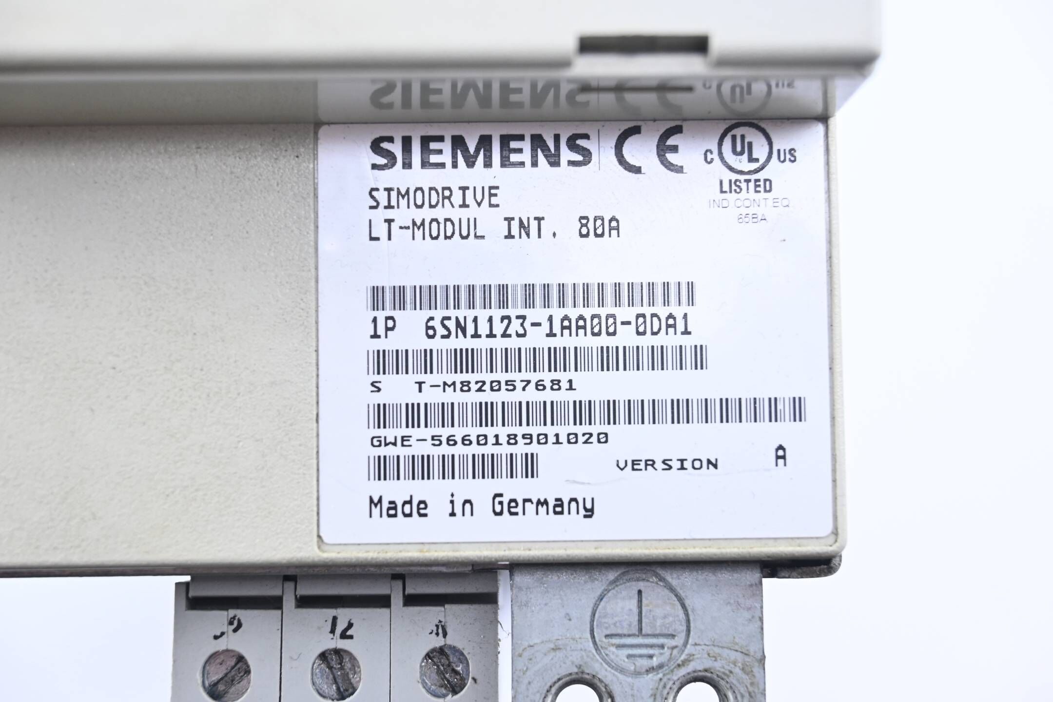 Siemens Simodrive LT-Modul Int. 80A 6SN1123-1AA00-0DA1 ( 6SN1 123-1AA00-0DA1 )