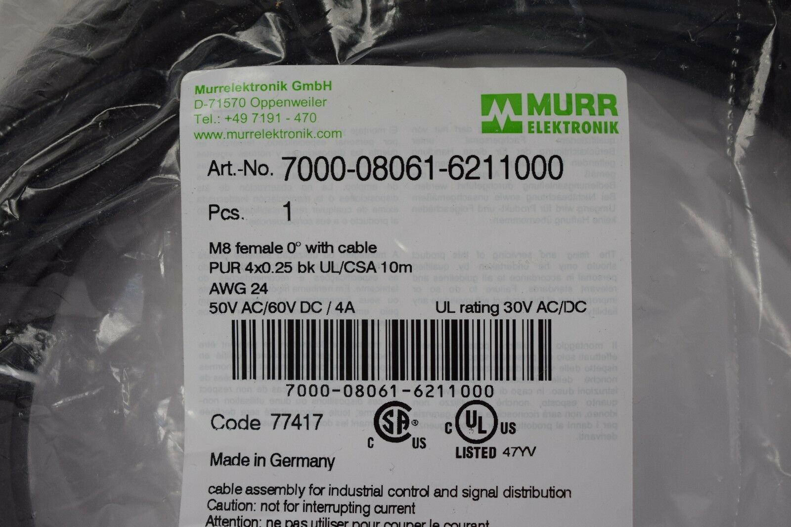 Murr Elektronik 7000-08061-6211000