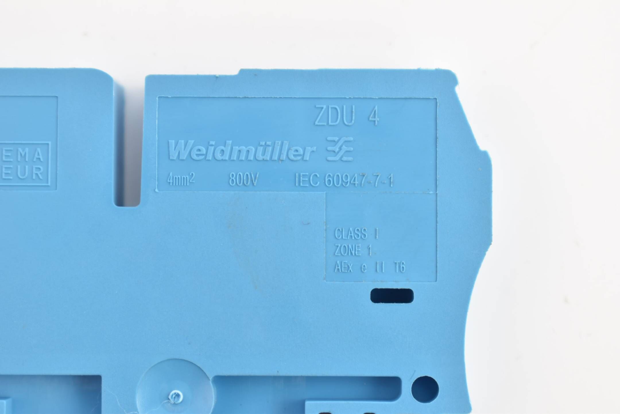 Weidmüller Durchgangs-Reihenklemme ZDU 4 110 Stück 