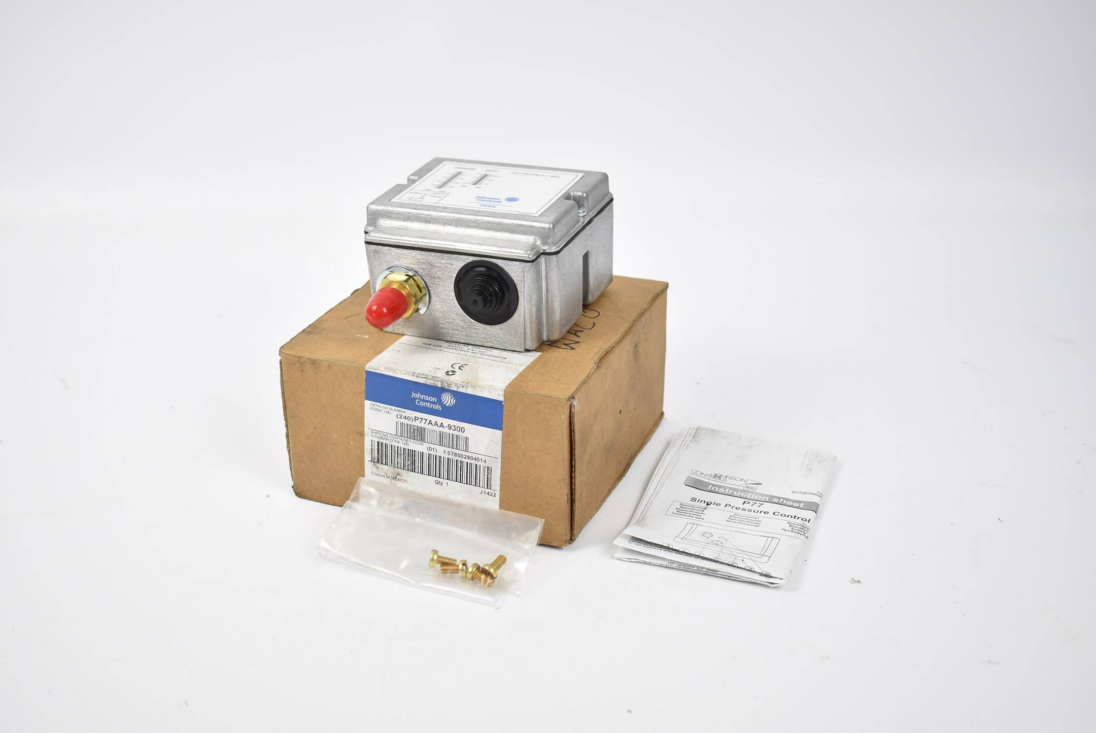 Johnson controls Druckschalter max 22 bar 400 V P77AAA-9300