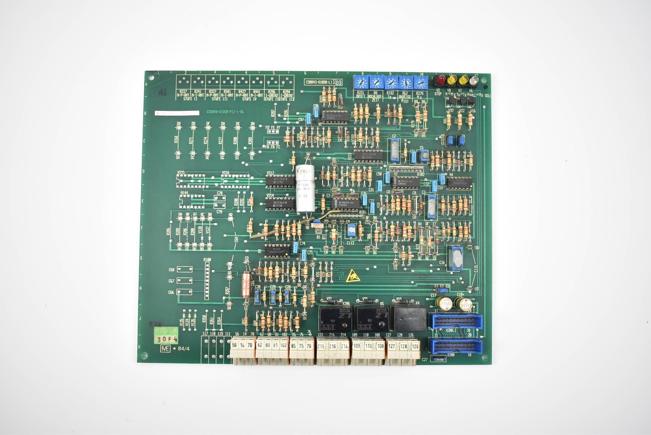 Siemens simodrive Zentralbaugruppe C98043-A1098-L1 103