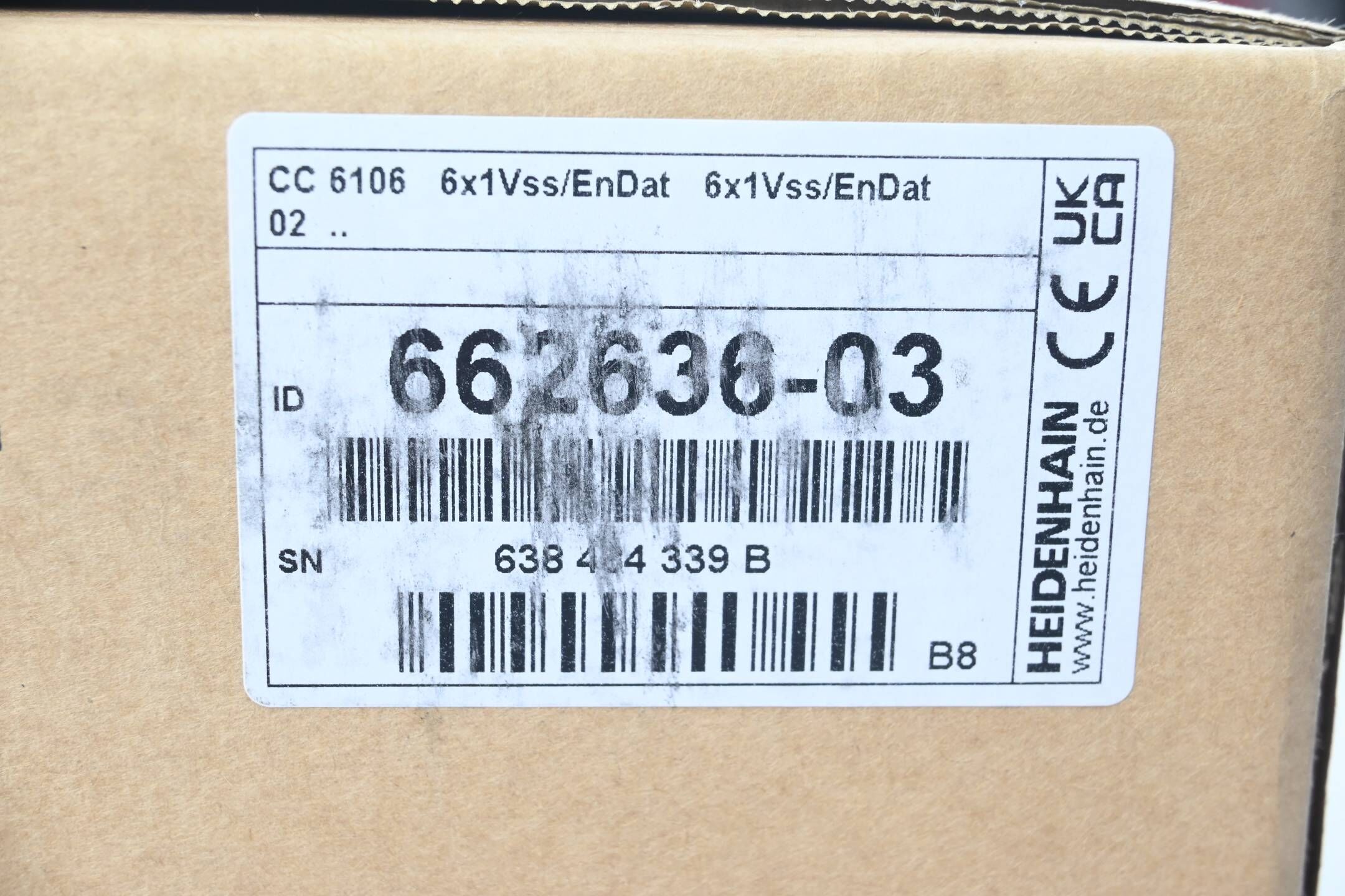 Heidenhain Regeleinheit CC 6106 6x1Vss/EnDat 6x1Vss/EnDat 02 ( 662636-03 ) V. B8