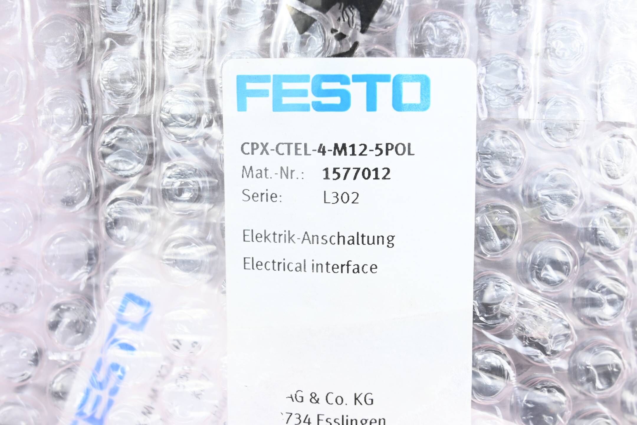 Festo Elektrik-Anschaltung CPX-CTEL-4-M12-5POL ( 1577012 )