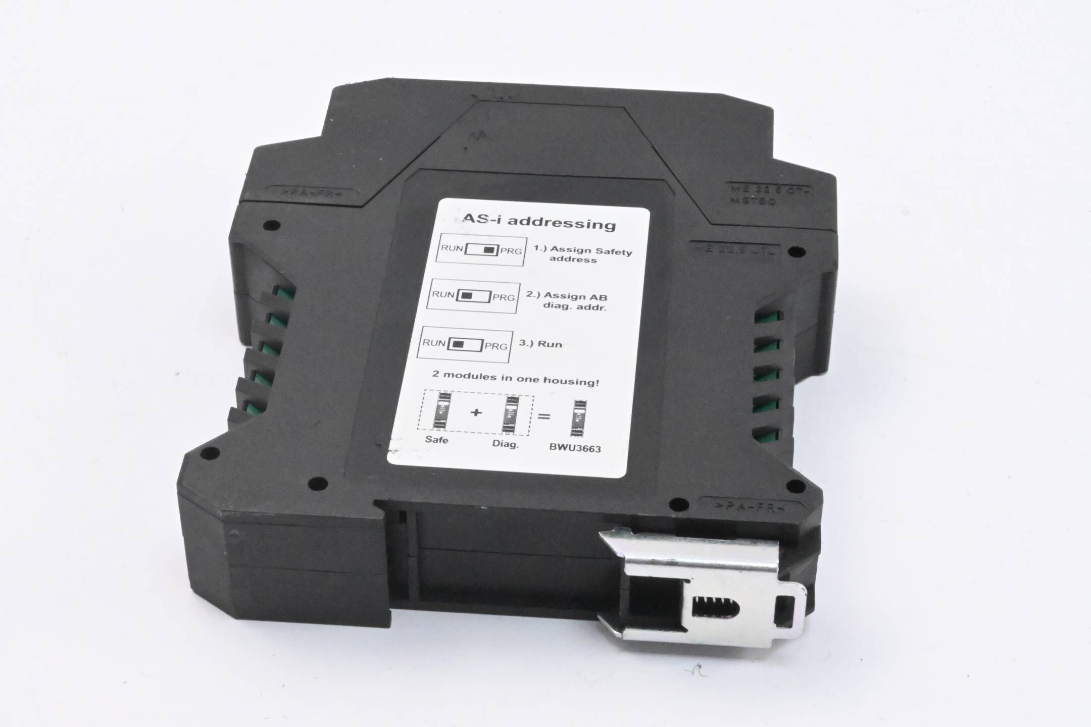 Bihl + Wiedemann AS-i Safety Relay Output Modul BWU3663