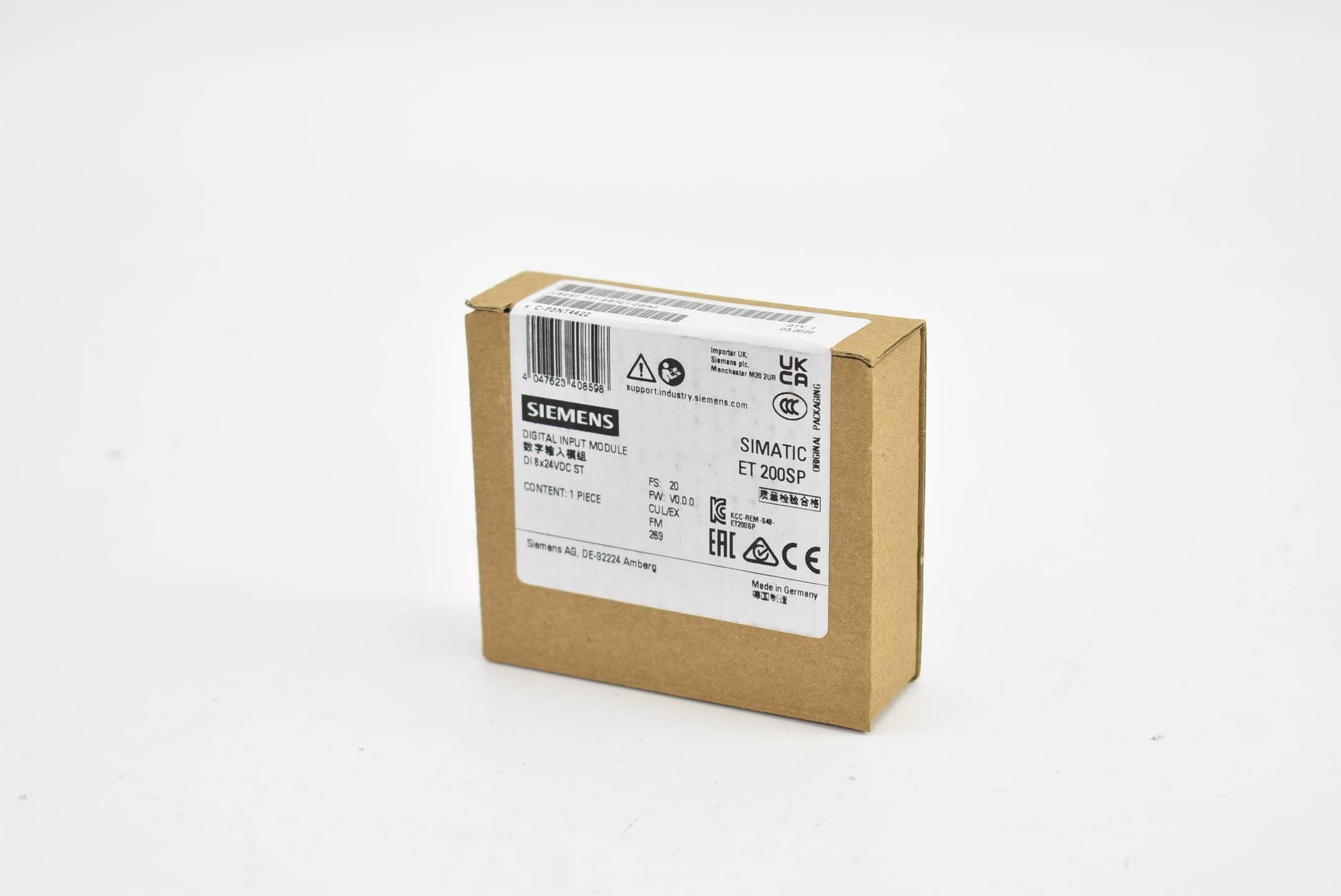 Siemens simatic digital ET 200SP 6ES7131-6BF01-0BA0 ( 6ES7 131-6BF01-0BA0 ) E20