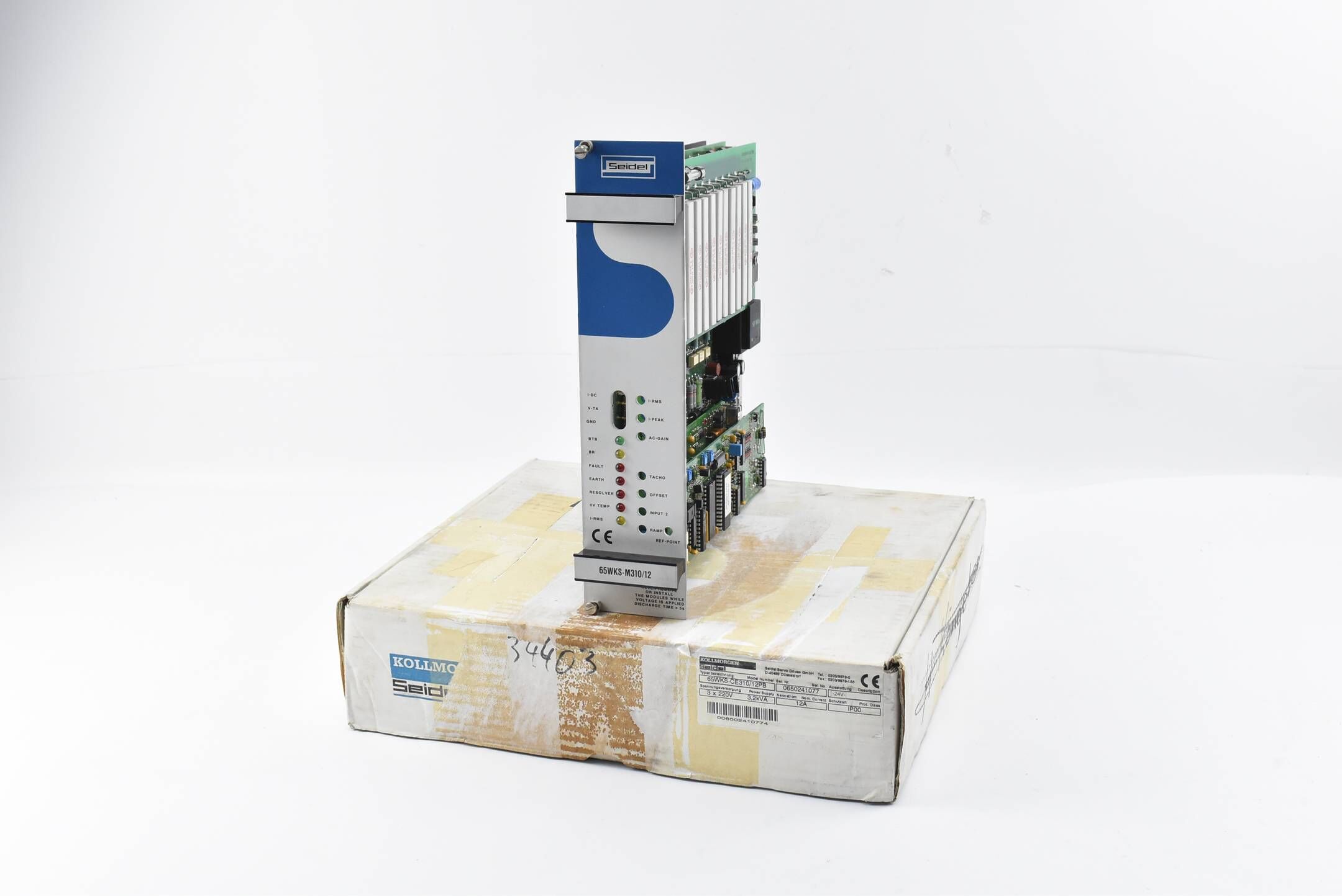 Kollmorgen Seidel Servoantriebsregler 65WKS-CE310/12PB