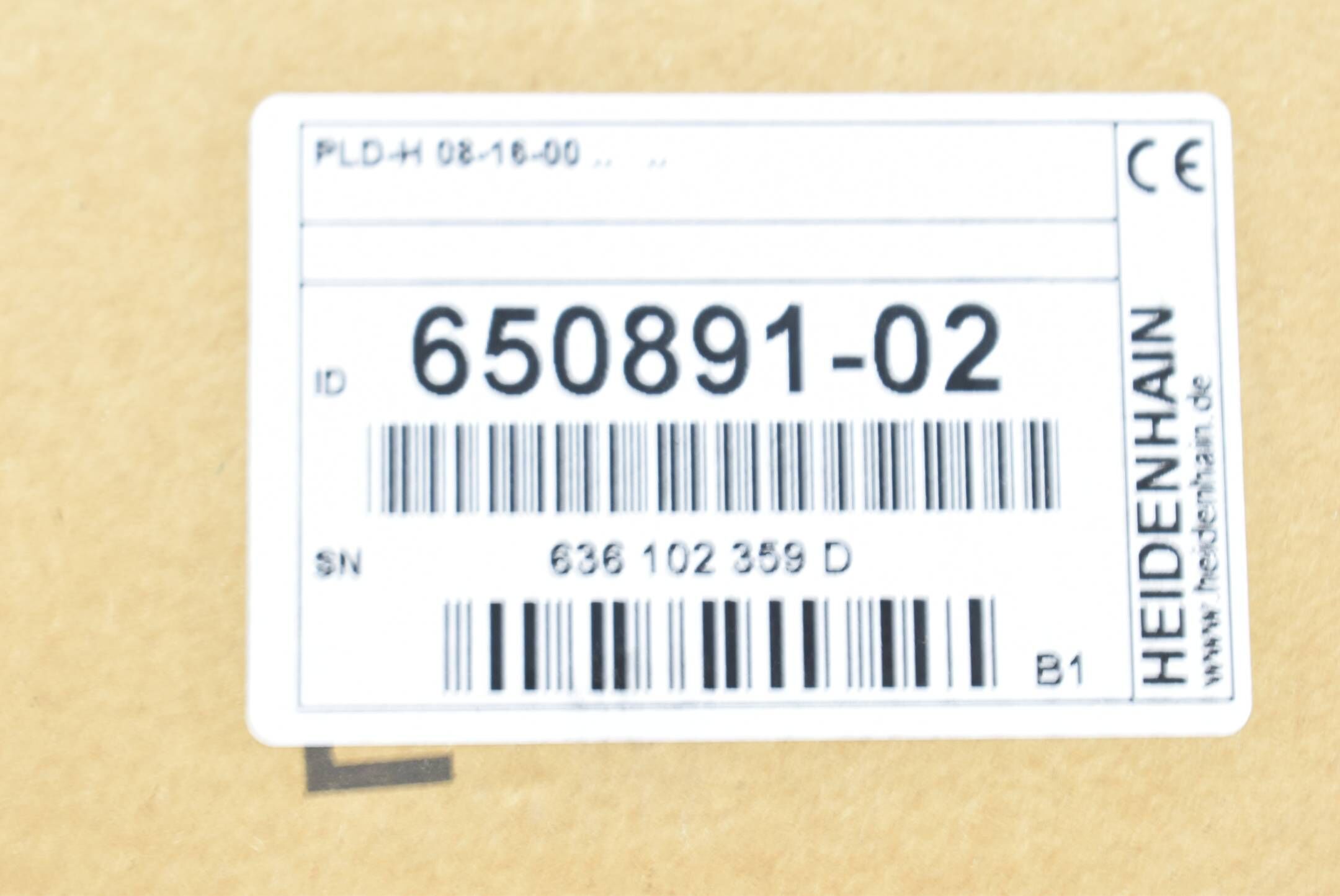 Heidenhain PLD-H 08-16-00 ( 650891-02 ) Ver. B1