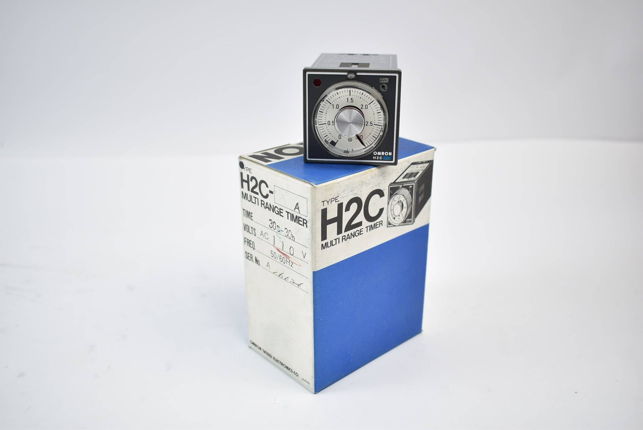 Omron Multi Range Timer H2C ( H2C-A ) 30s-30h 110 VAC