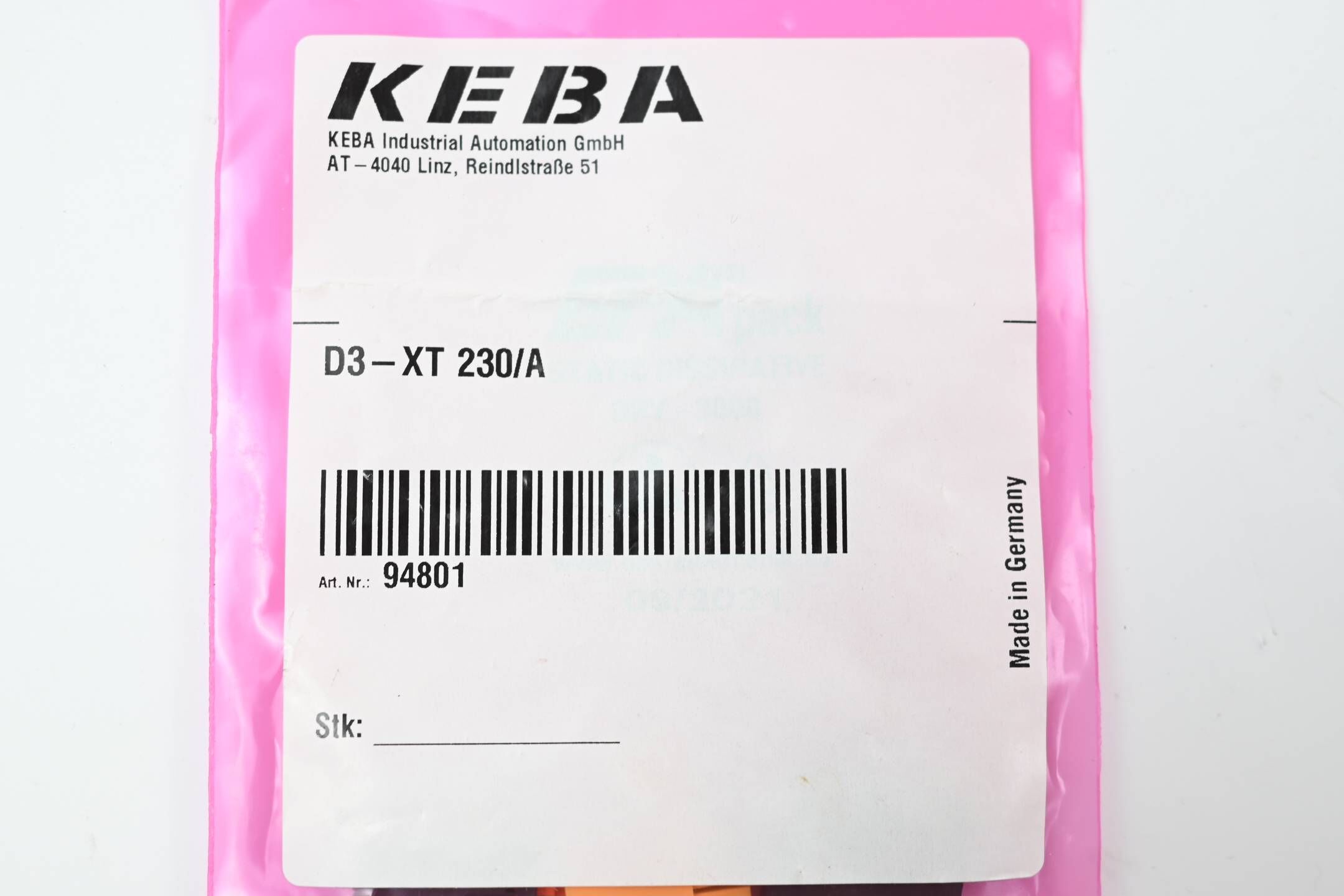 Keba Steckverbindersatz D3-XT 230/A ( D3-XT230/A )