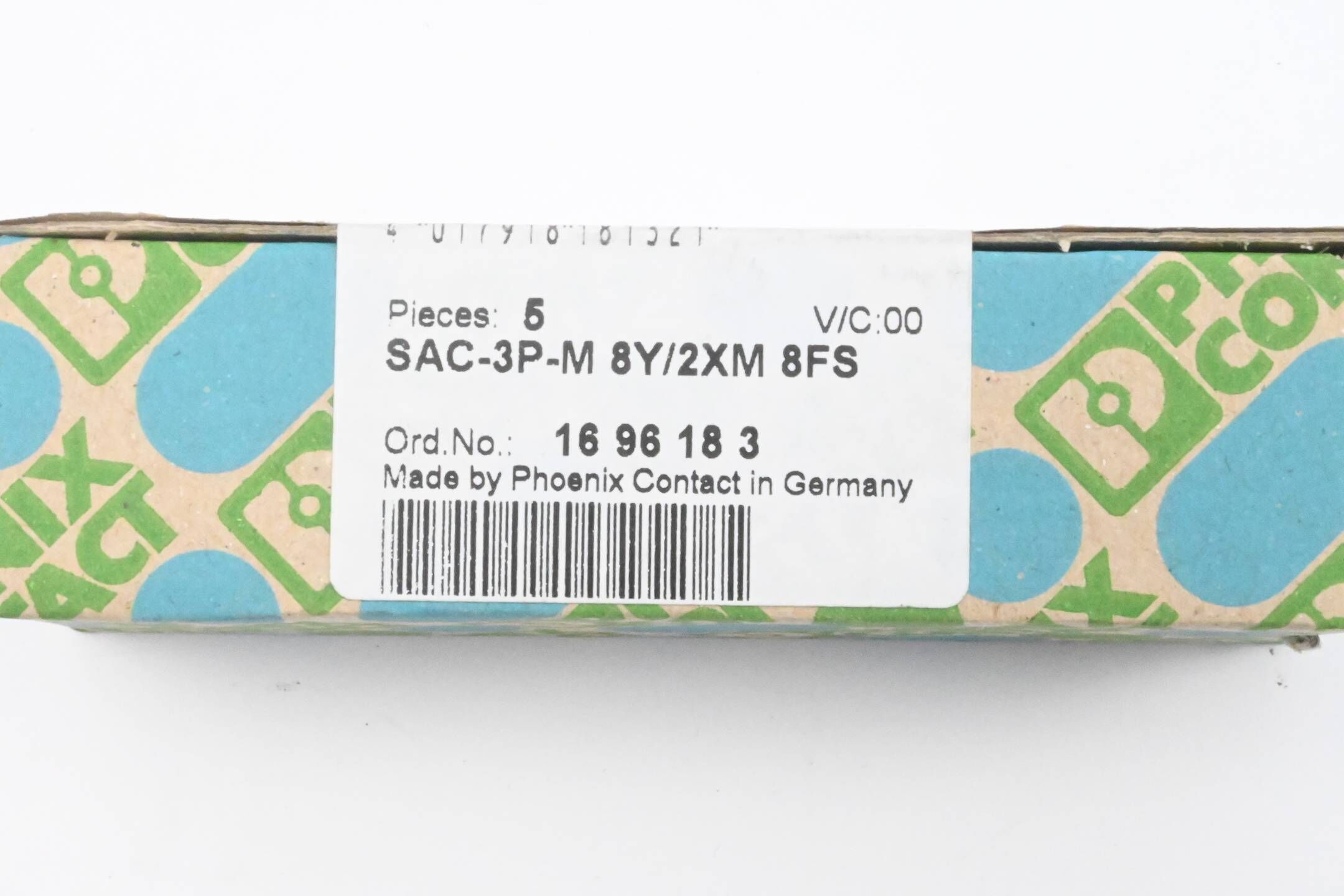 Phoenix Contact 5 Stück SAC-3P-M 8Y/2XM 8FS Y-Verteiler ( 1696183 )