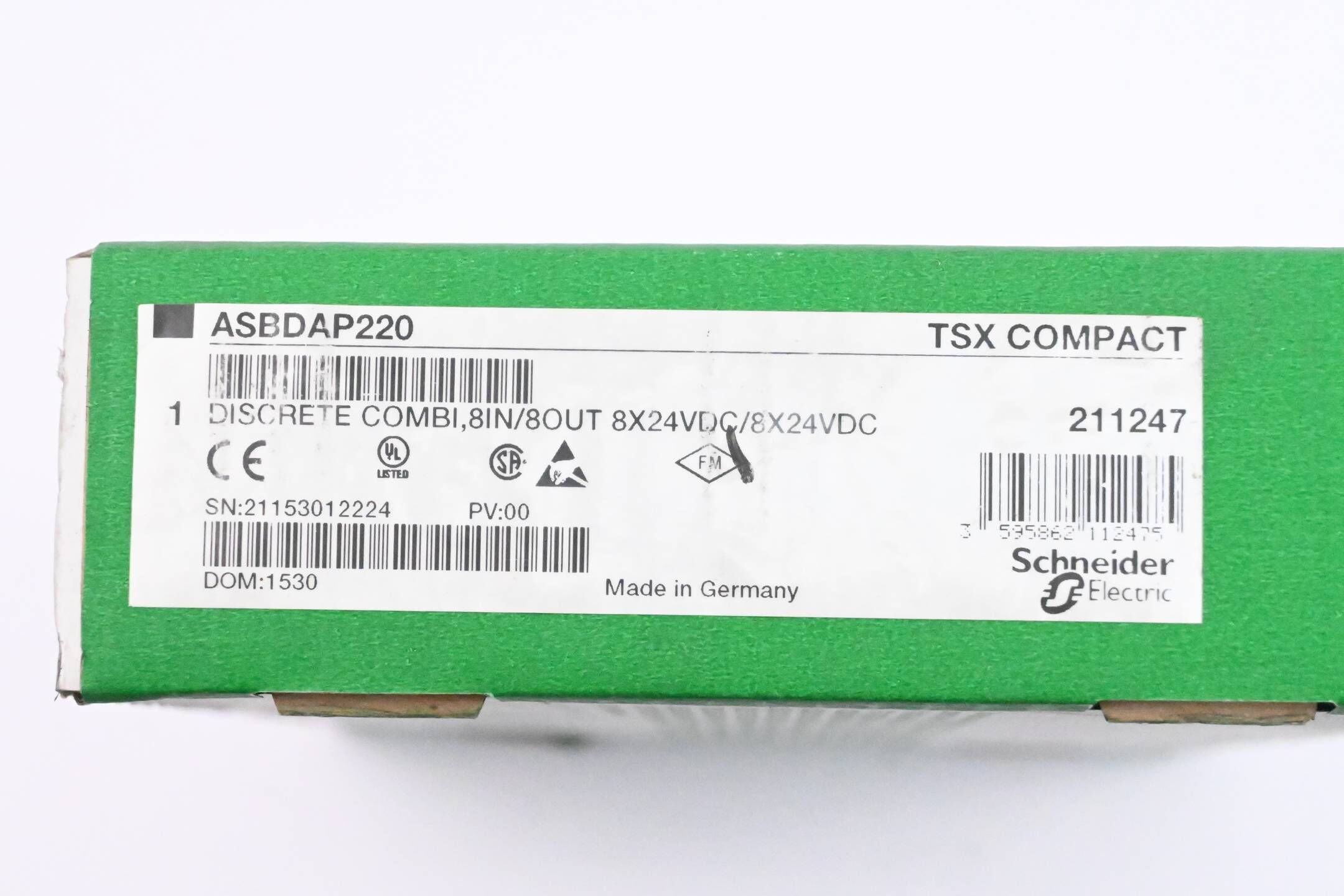 Schneider Electric Modicon TSX Compact 8x24VDC AS-BDAP-220 ( 211247 )