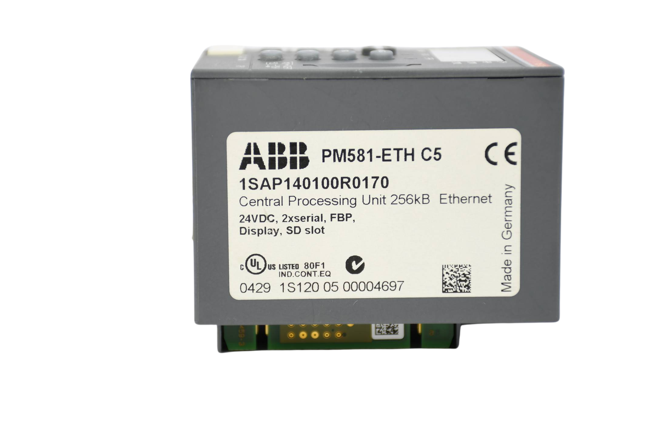 ABB CPU Central Processing Ethernet AC500 PM581-ETH C5 ( 1SAP140100R0170 )